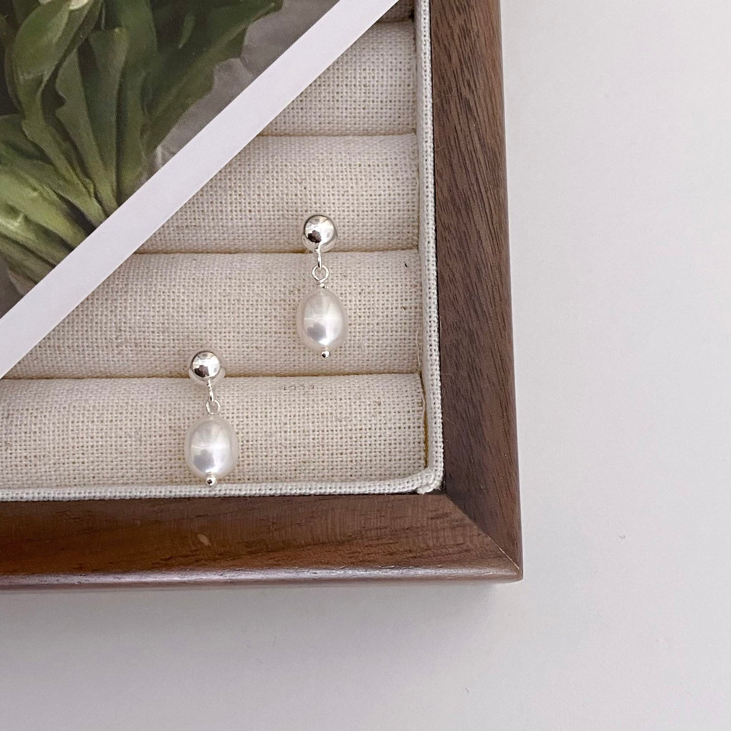 Hadley Pearl Drop Stud Earring