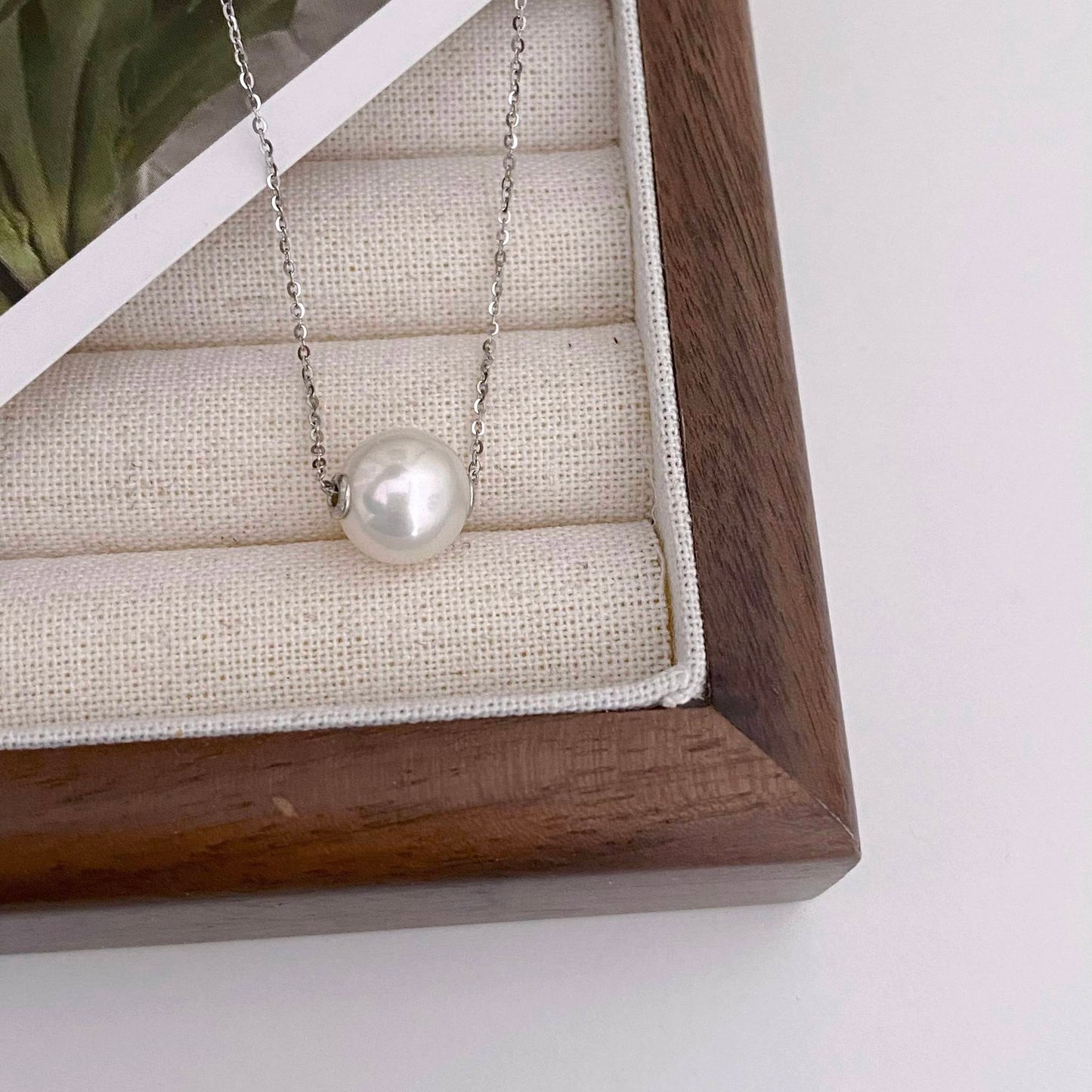 Adrianna High Luster Single Pearl Necklace