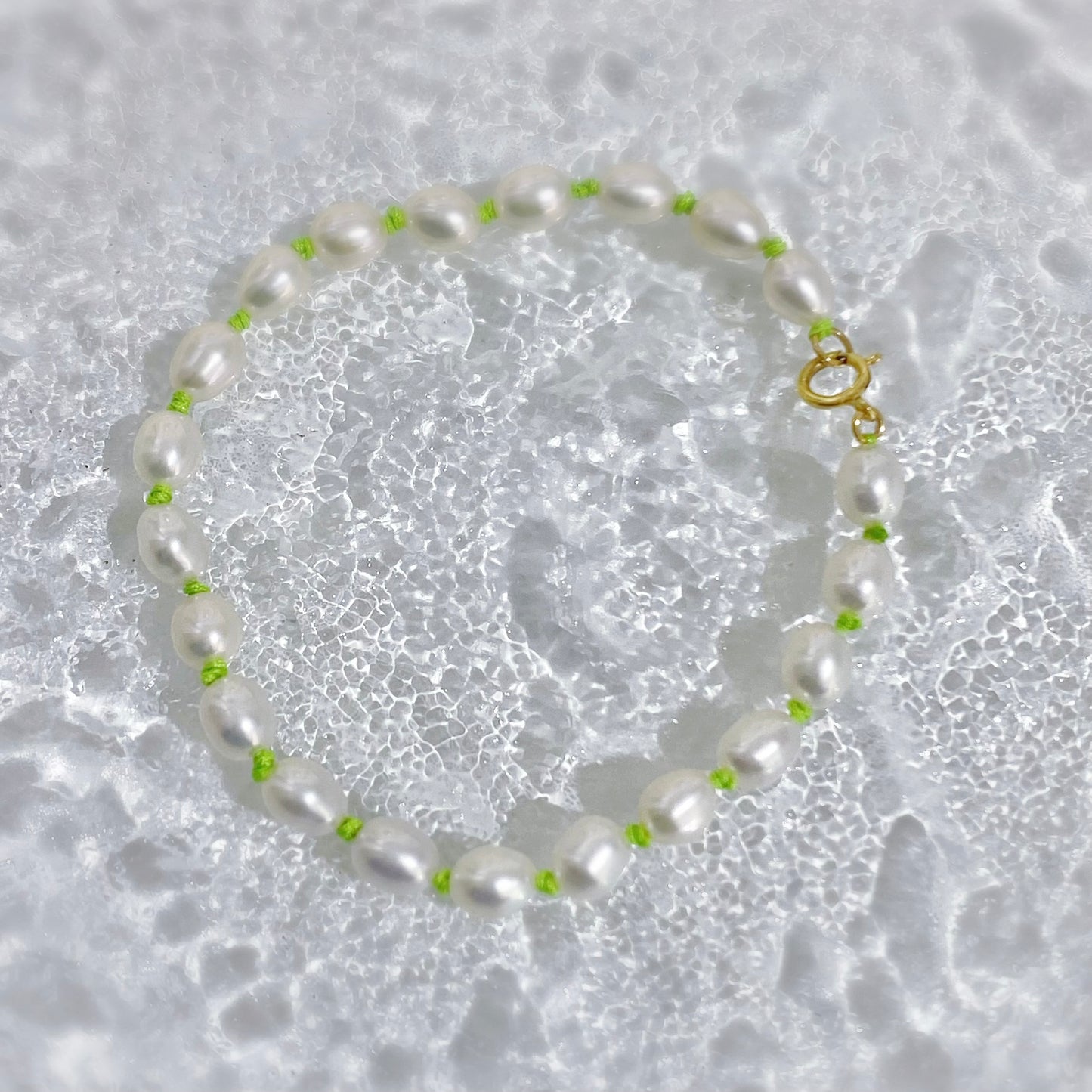 Knotted Freshwater Pearl Bracelet