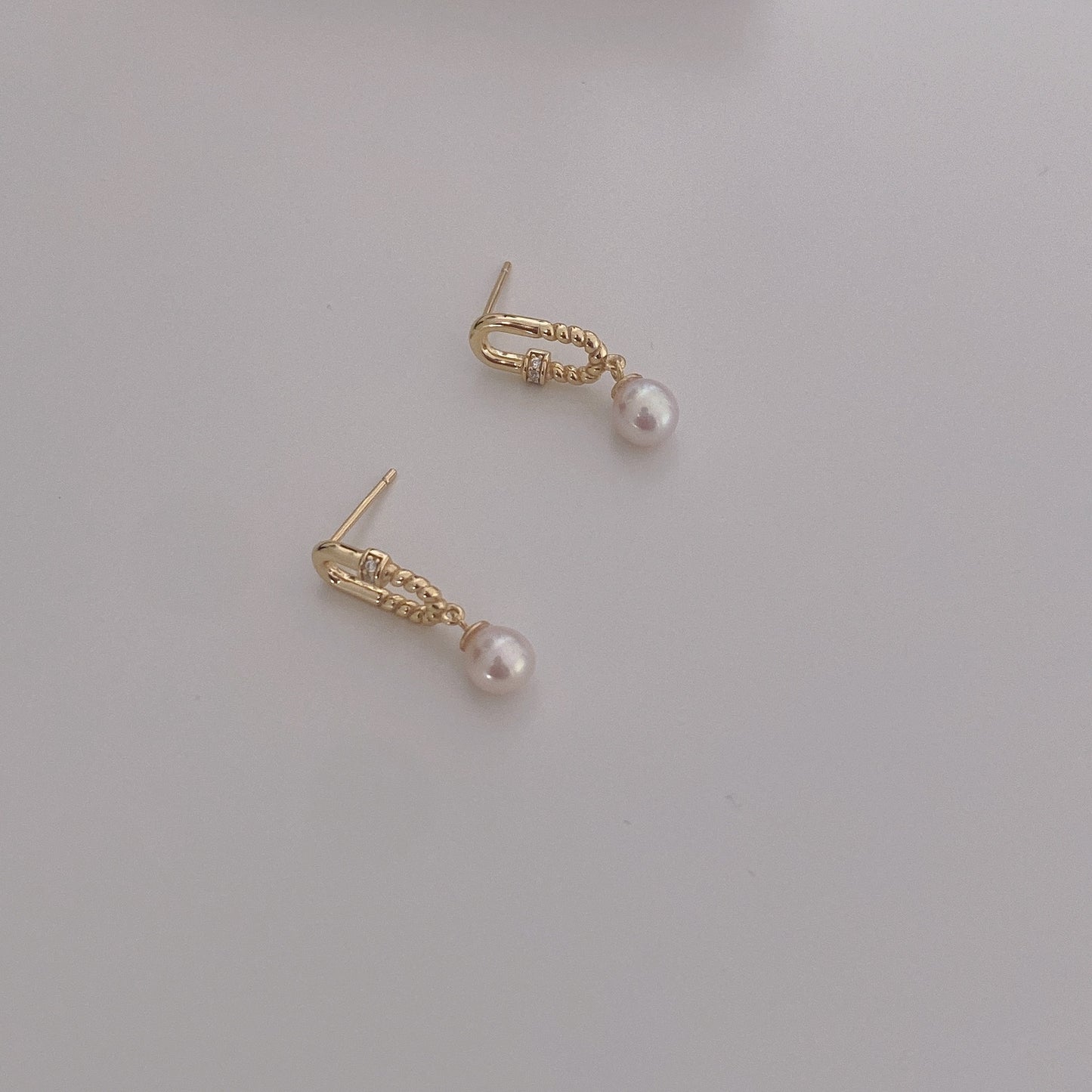 Skylar Freshwater Pearl Stud Earring