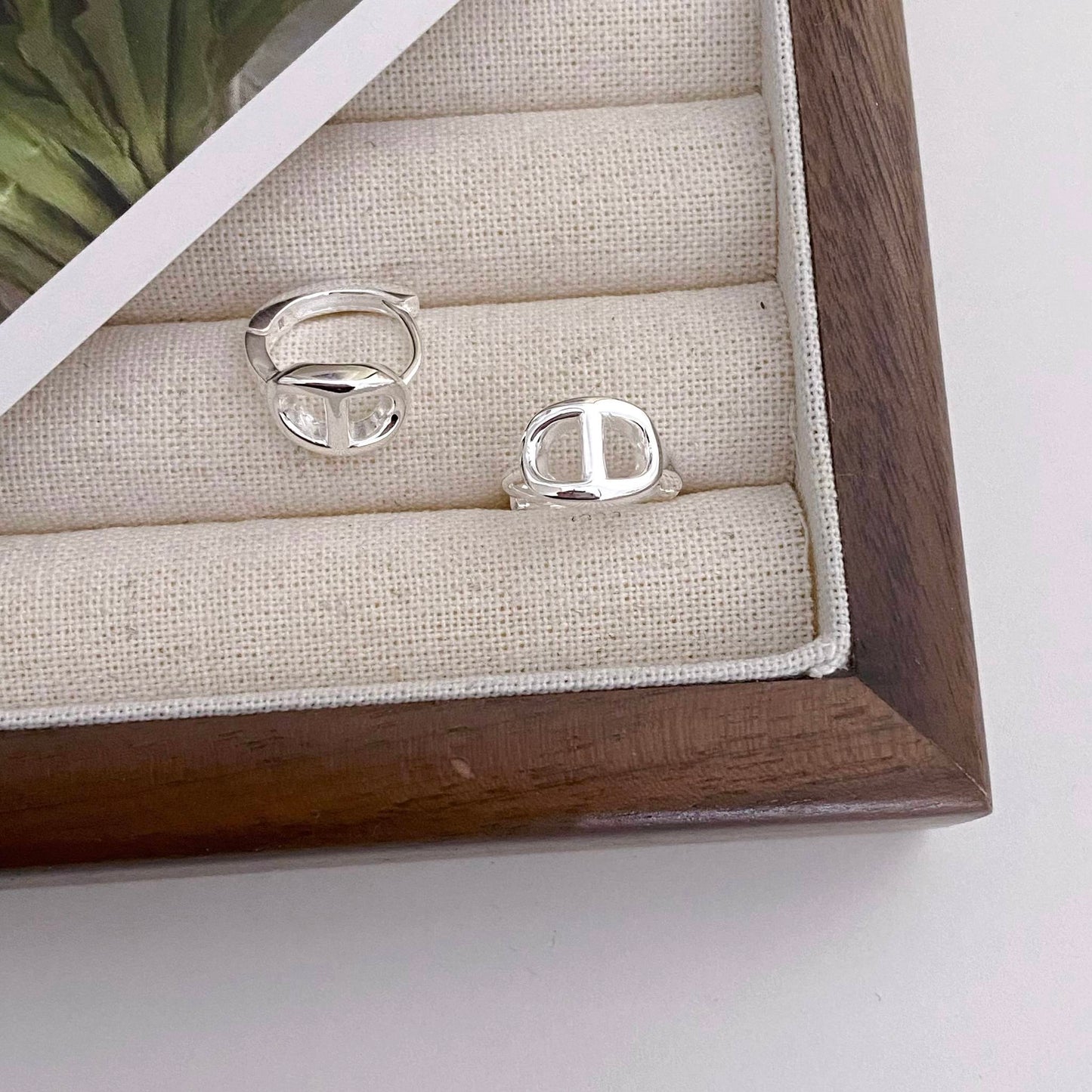 Ayla Sterling Silver Earring Hoop