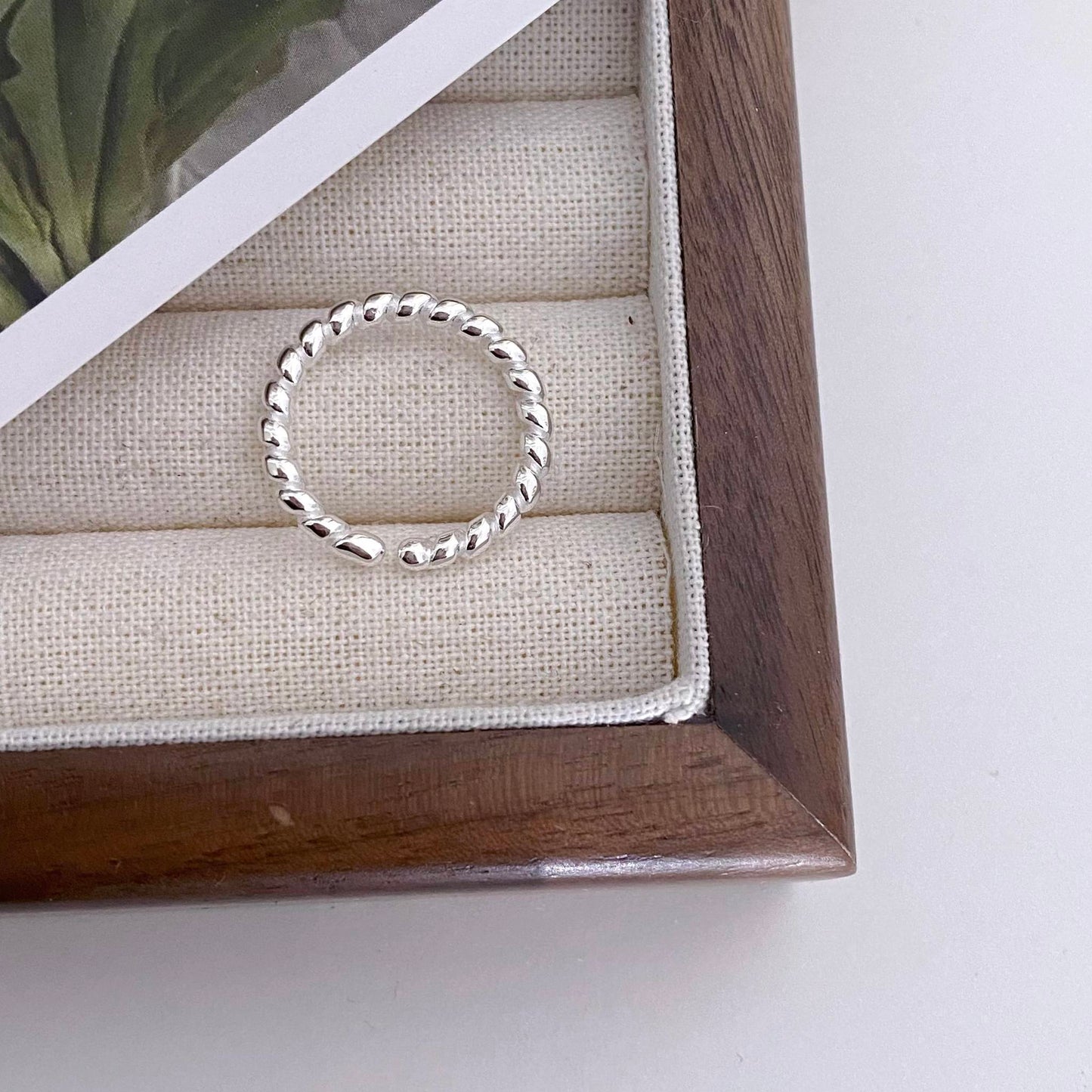 Ring Simple Adjustable Silver Ring