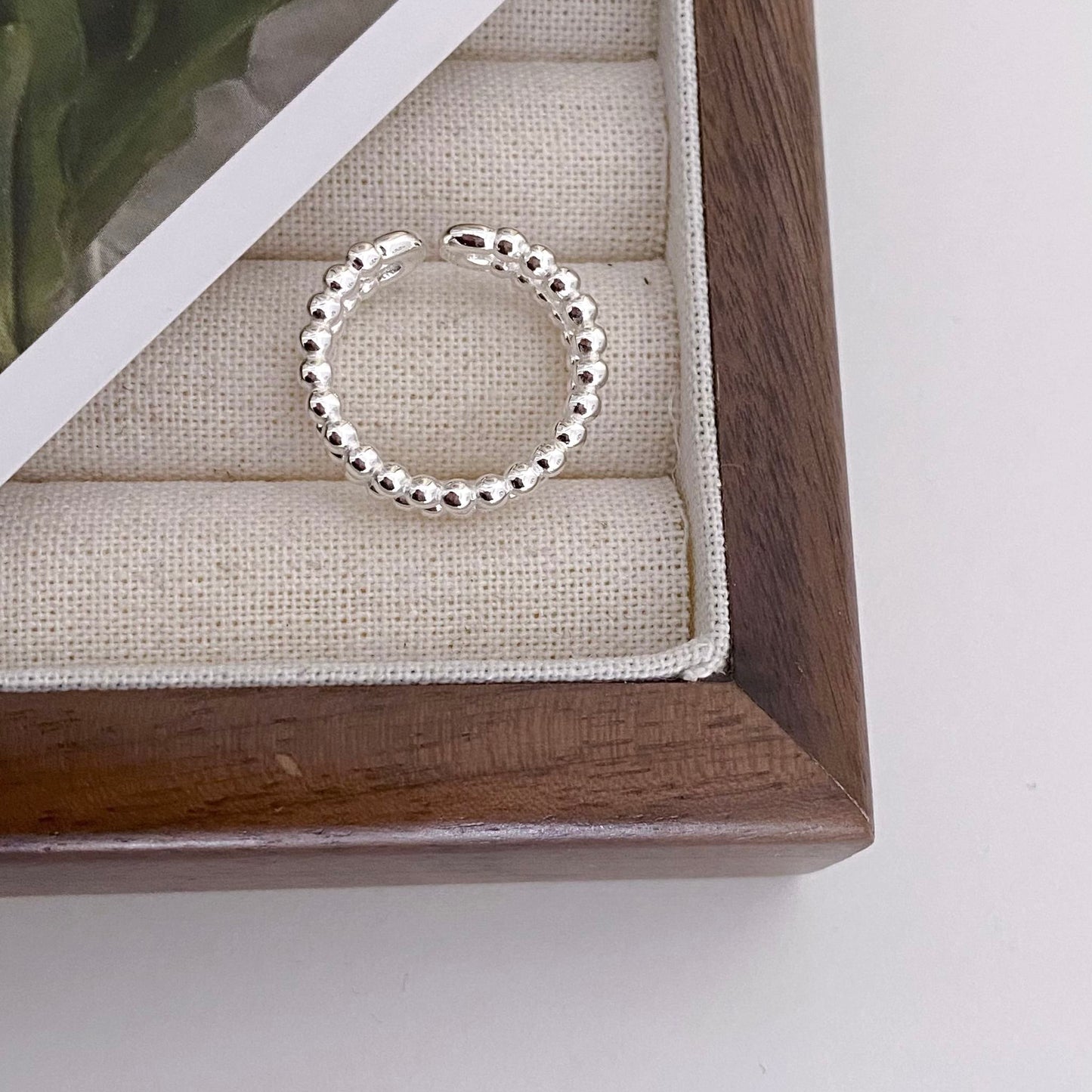 Ring Magnolia Adjustable Sterling Silver Ring