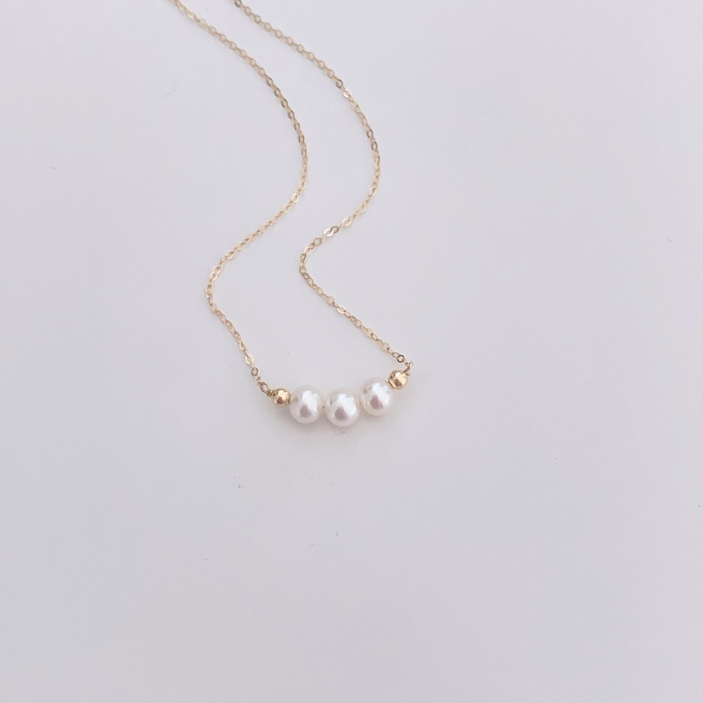 Alaya Three Freshwater Pearl Necklace