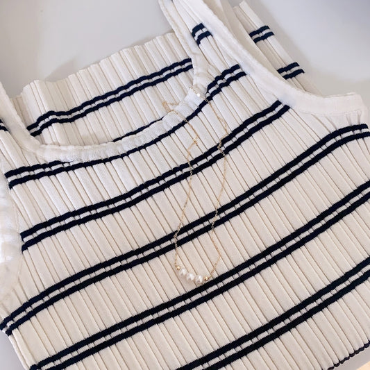 Alaya Three Freshwater Pearl Necklace