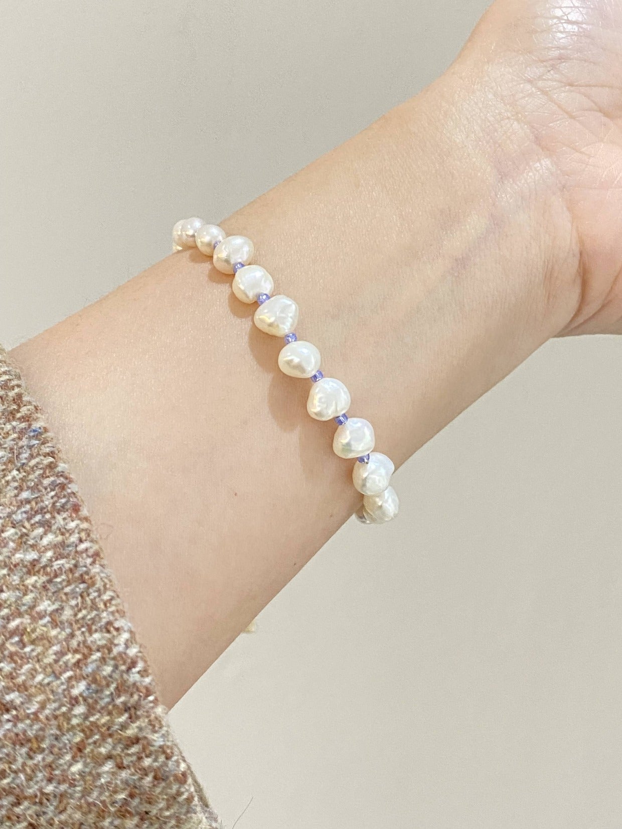 Ember Irregular Freshwater Pearl Bracelet