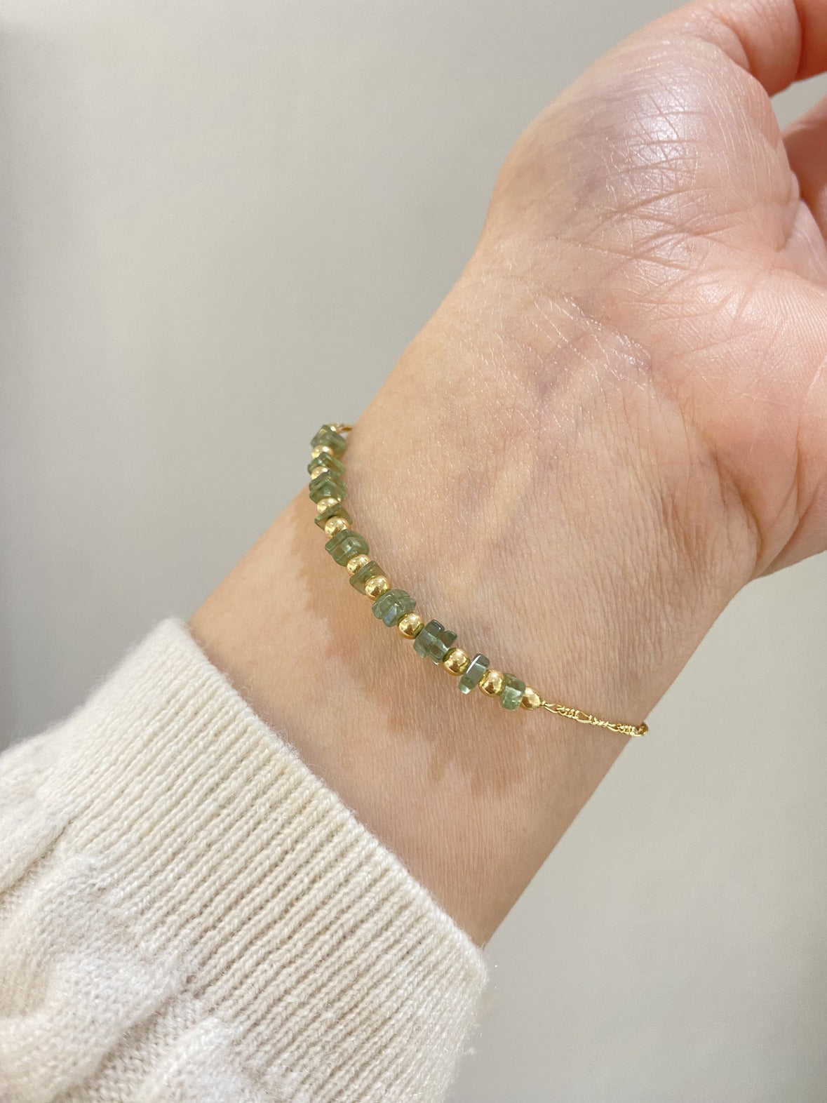 Green Apatite Bracelet