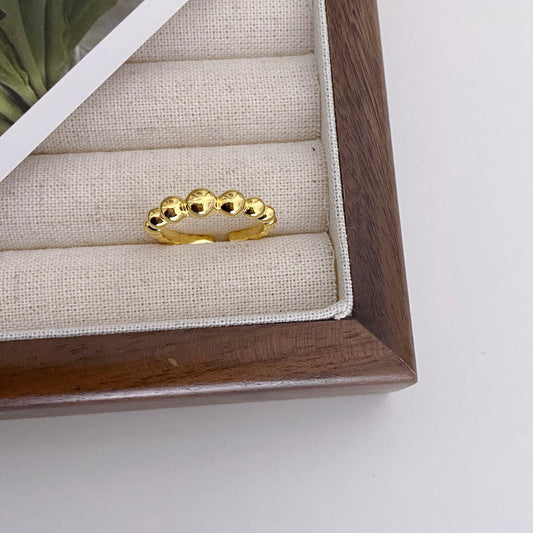 Ring Reese Adjustable Gold Plated Silver Ring