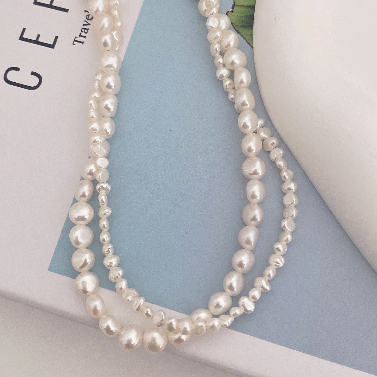 Double Layer Baroque Freshwater Pearl Necklace