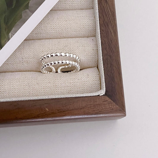 Ring Magnolia Adjustable Sterling Silver Ring