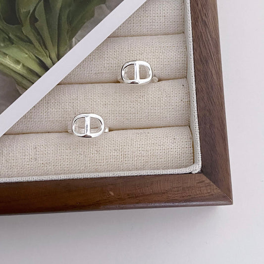 Ayla Sterling Silver Earring Hoop