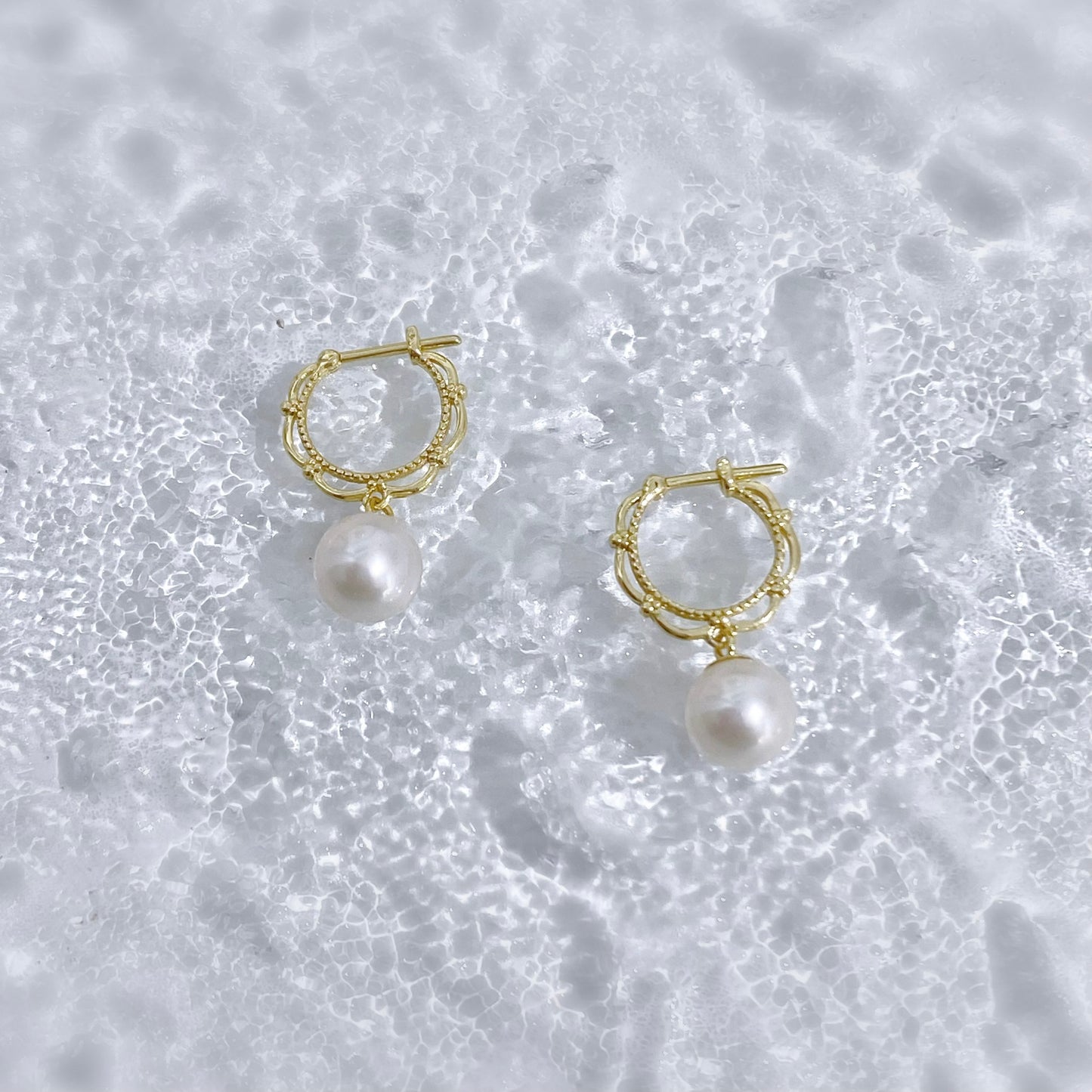 Lace Hoop Earring