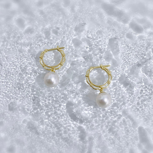 Lace Hoop Earring