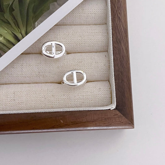 Aggie Sterling Silver Earring