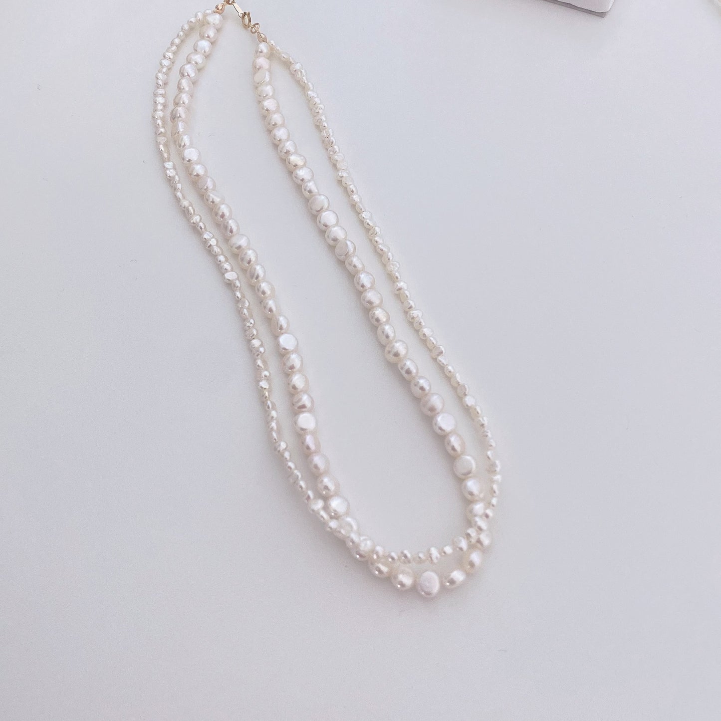 Double Layer Baroque Freshwater Pearl Necklace
