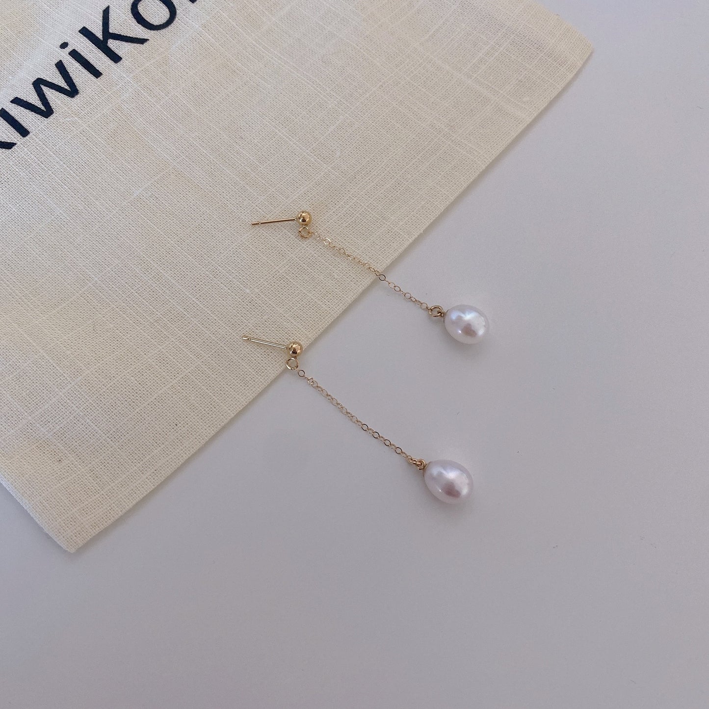 Noa Gold Filled Freshwater Pearl Earring