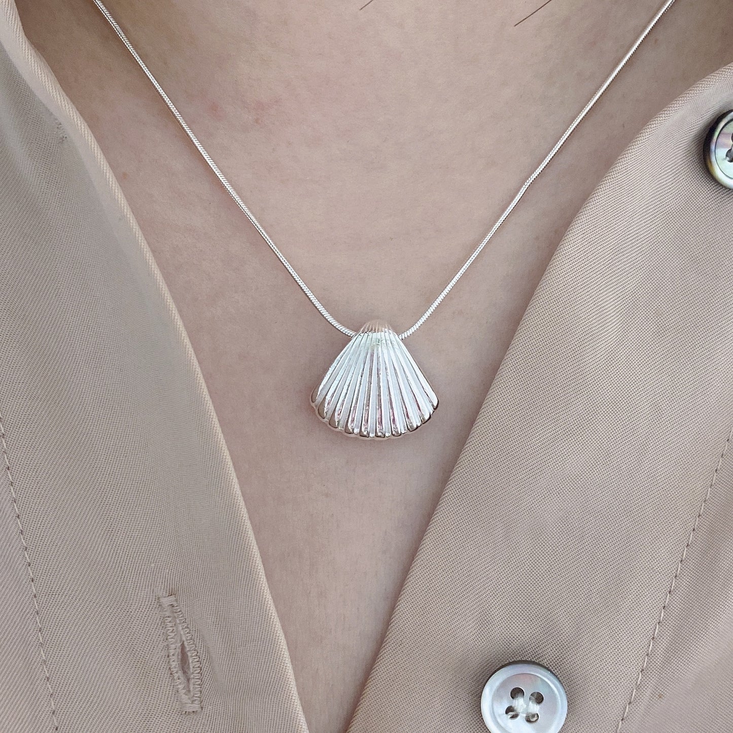 Shell Sterling Silver Necklace